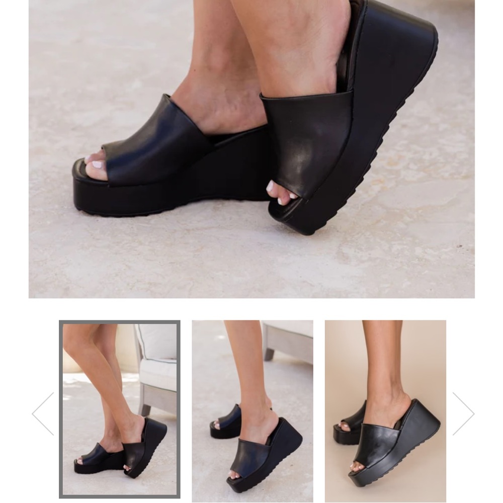 Pink Lily Chunky Sandals